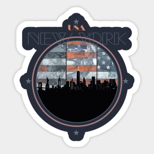 new york skyline Sticker